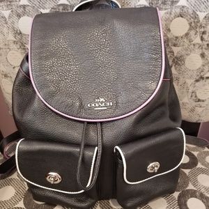 COACH Pebbled Backpack